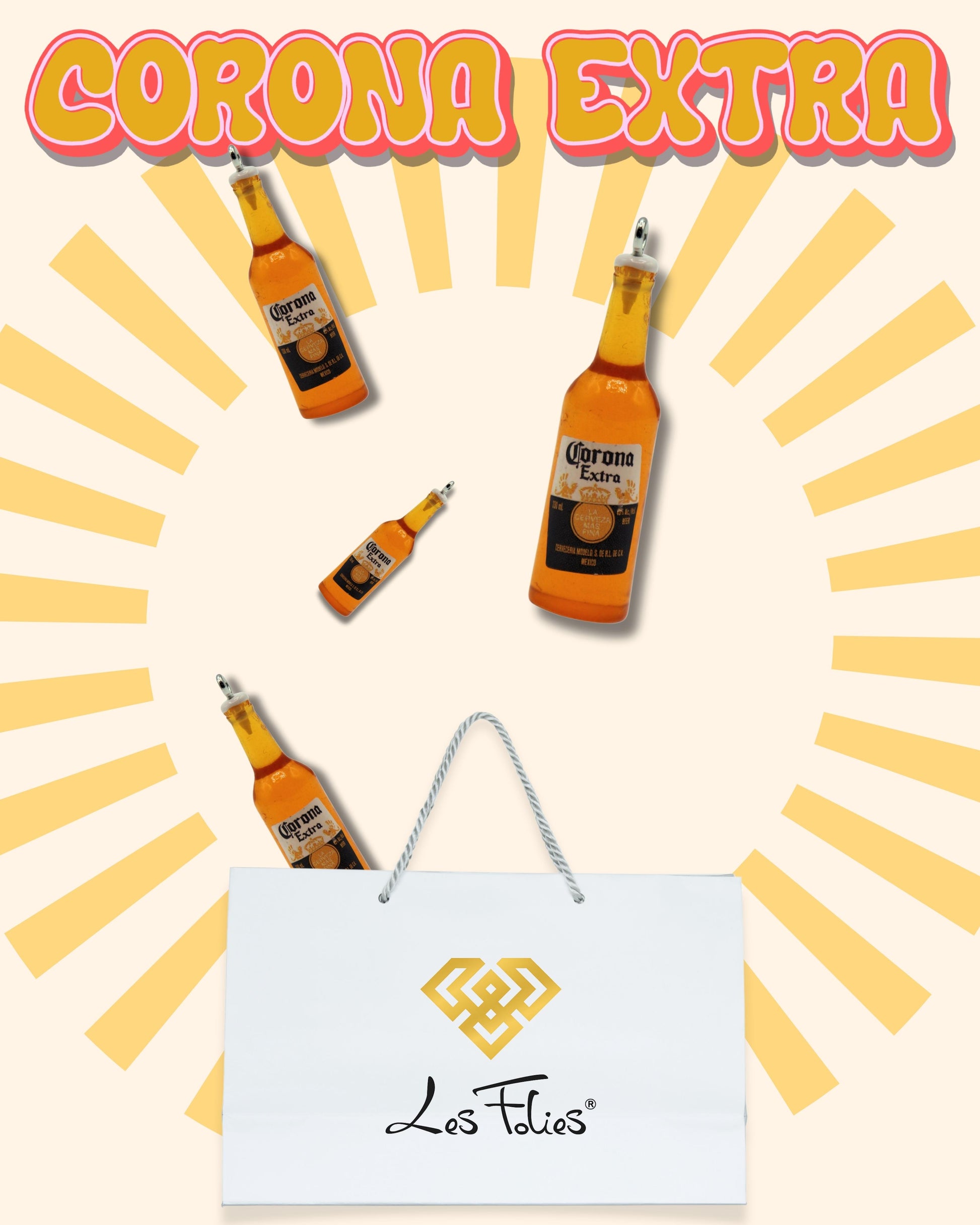 Charm Bottiglia "BIRRA CORONA"