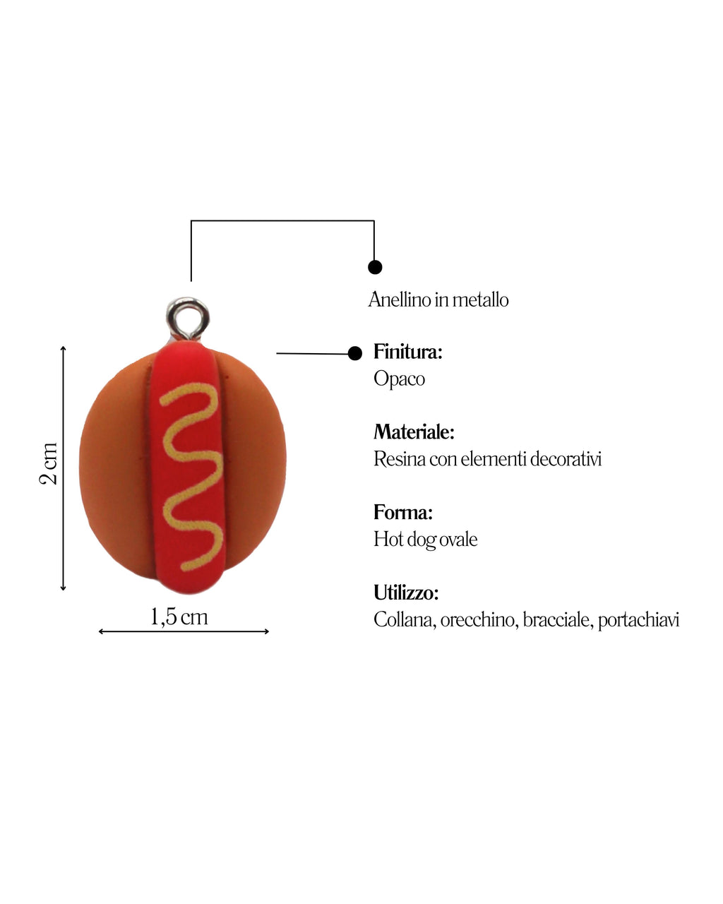 Charm "HOT DOG"