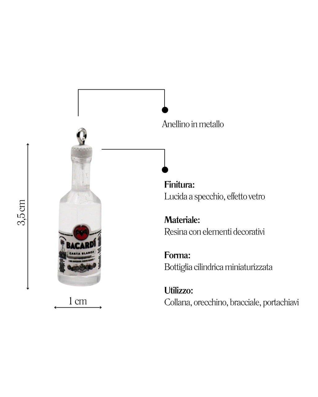 Charm Bottiglia "ABSOLUT VODKA"