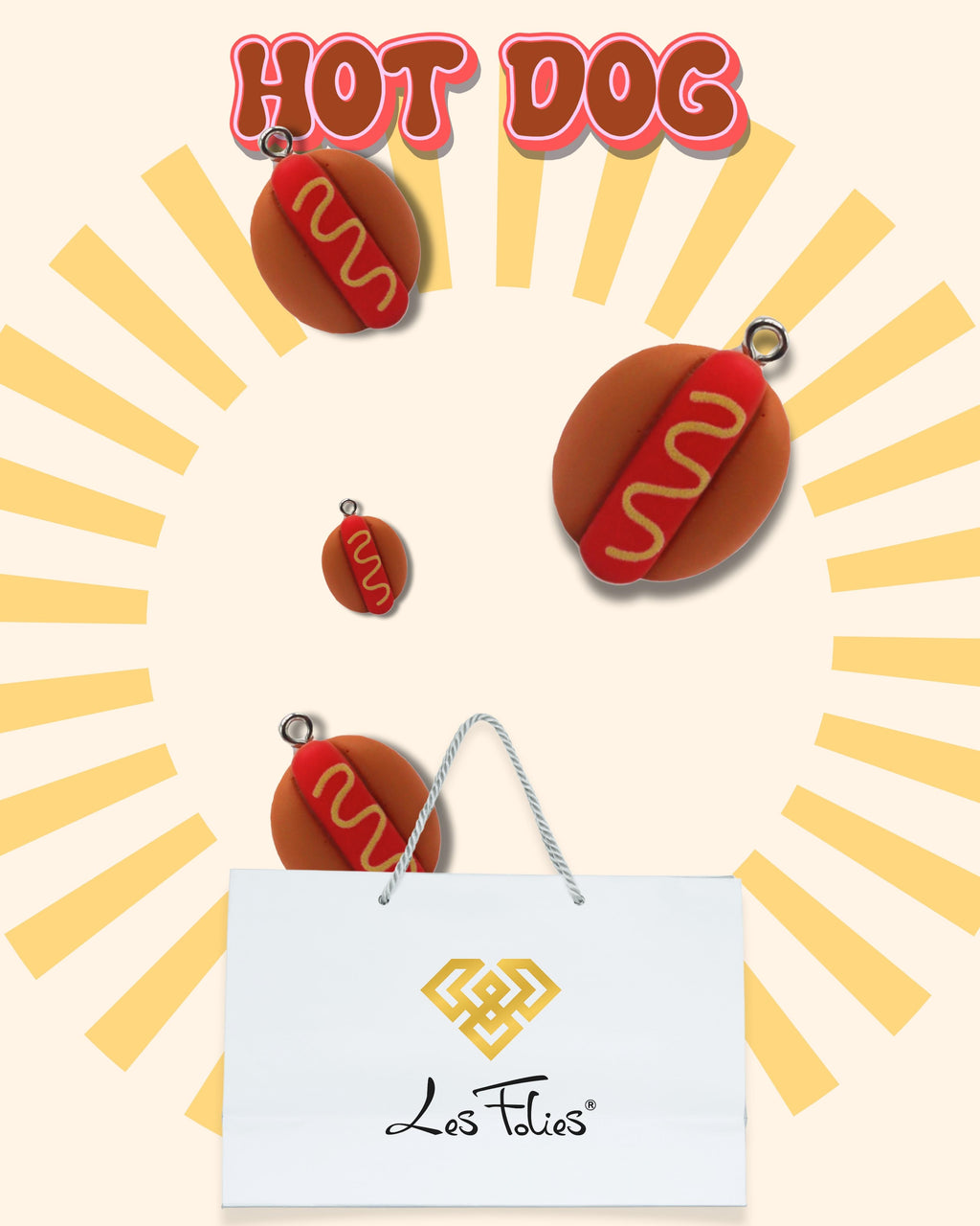 Charm "HOT DOG"