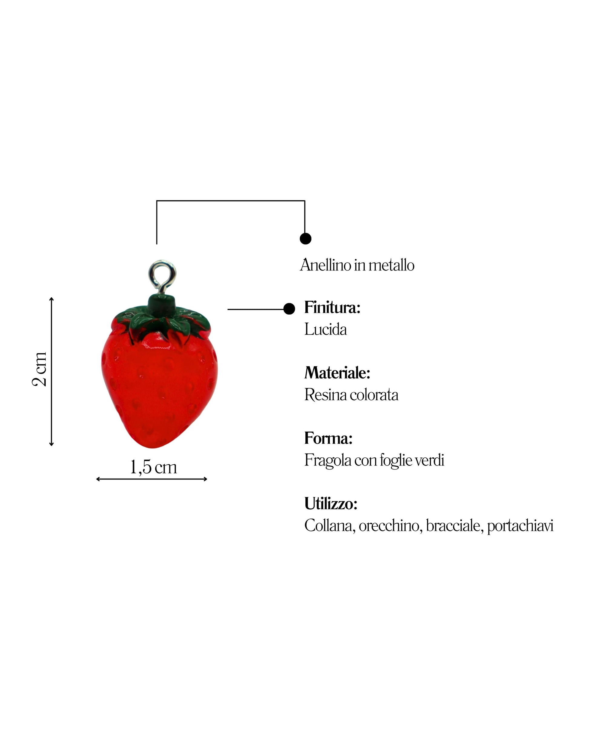 Charm "FRAGOLA"