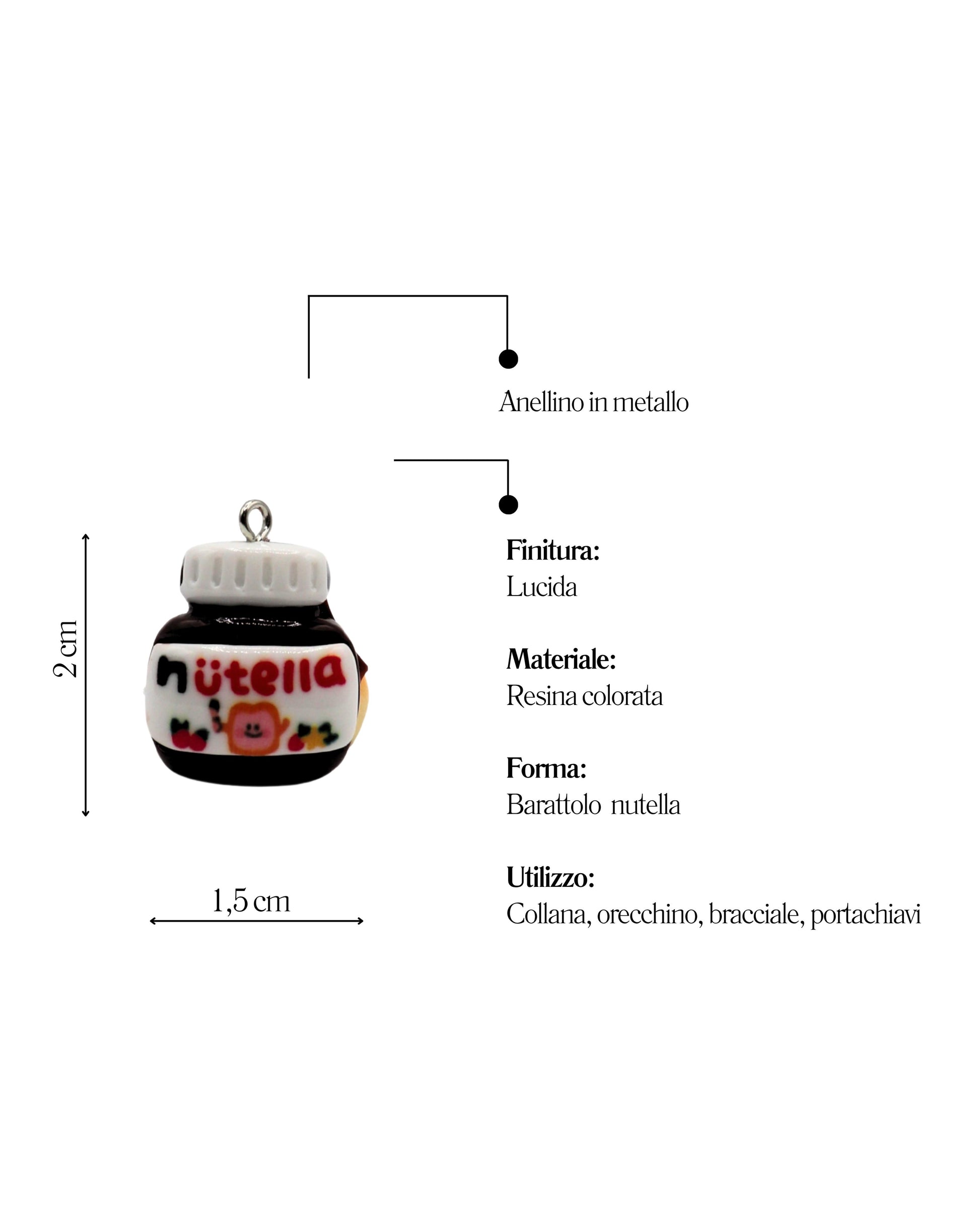 Charm Barattolo "NUTELLA"