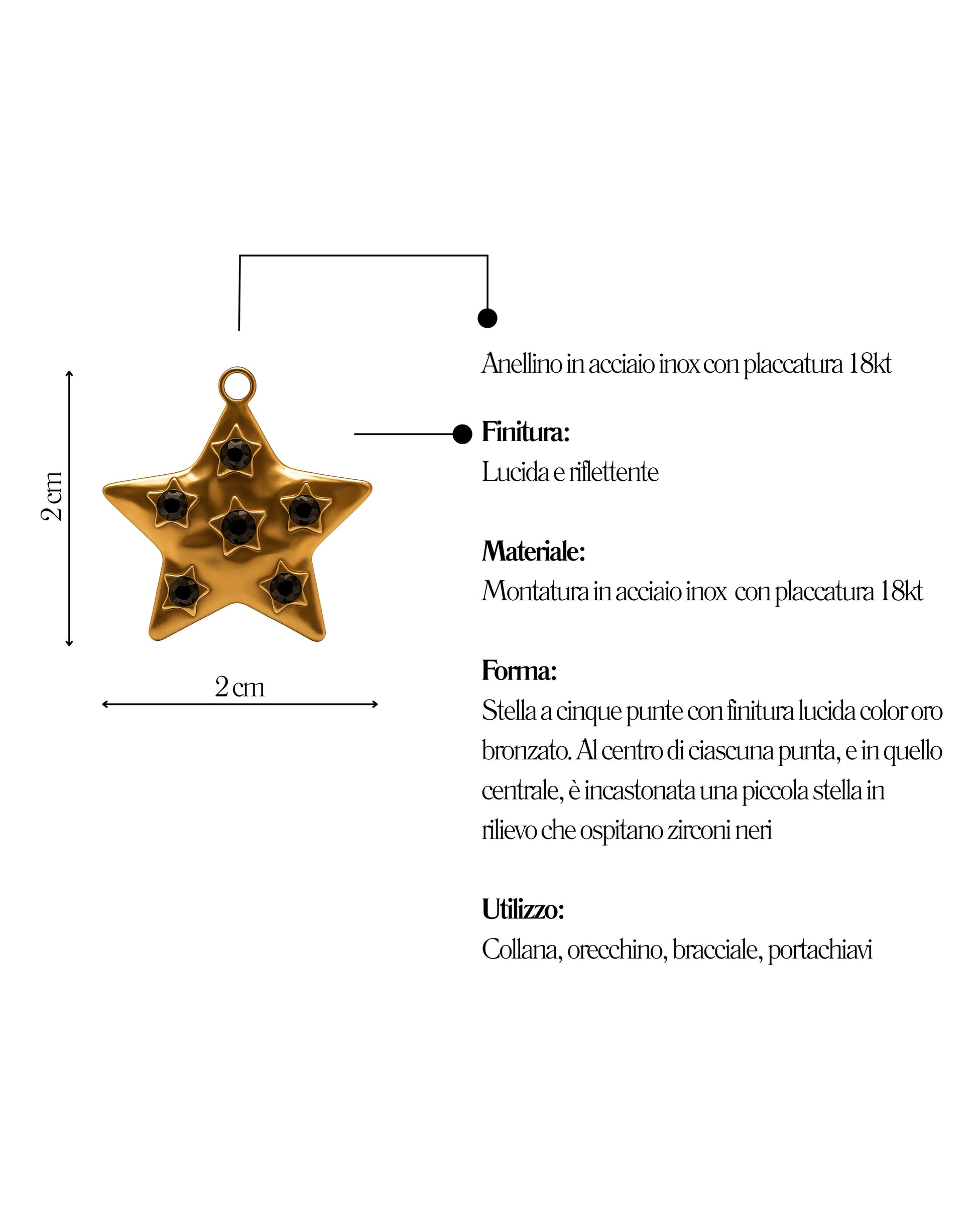 Charm Luce Rubino