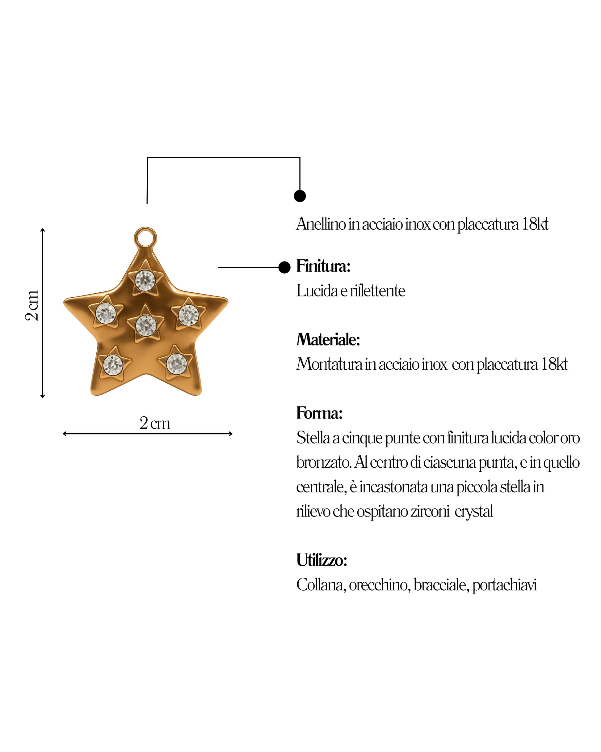 Charm Luce Rubino