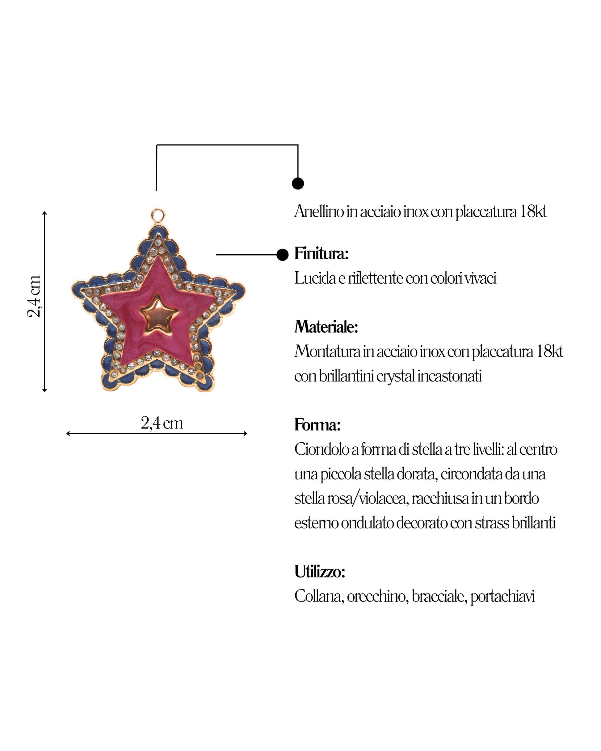 Charm Glam Star