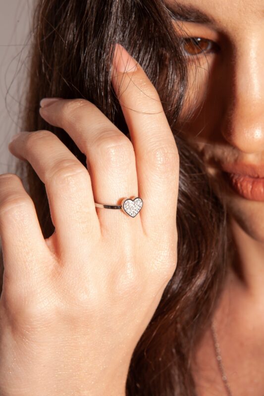 Anello Cuore Shine- Brand Gioielli