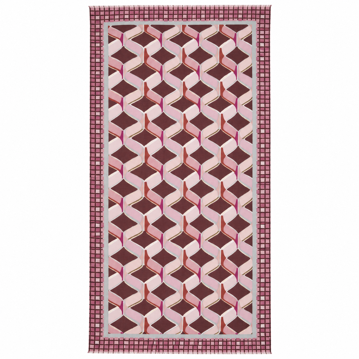 Sciarpa Optical Cube in Viscosa e Cotone 90 × 180 cm You B'jou by Barbieri