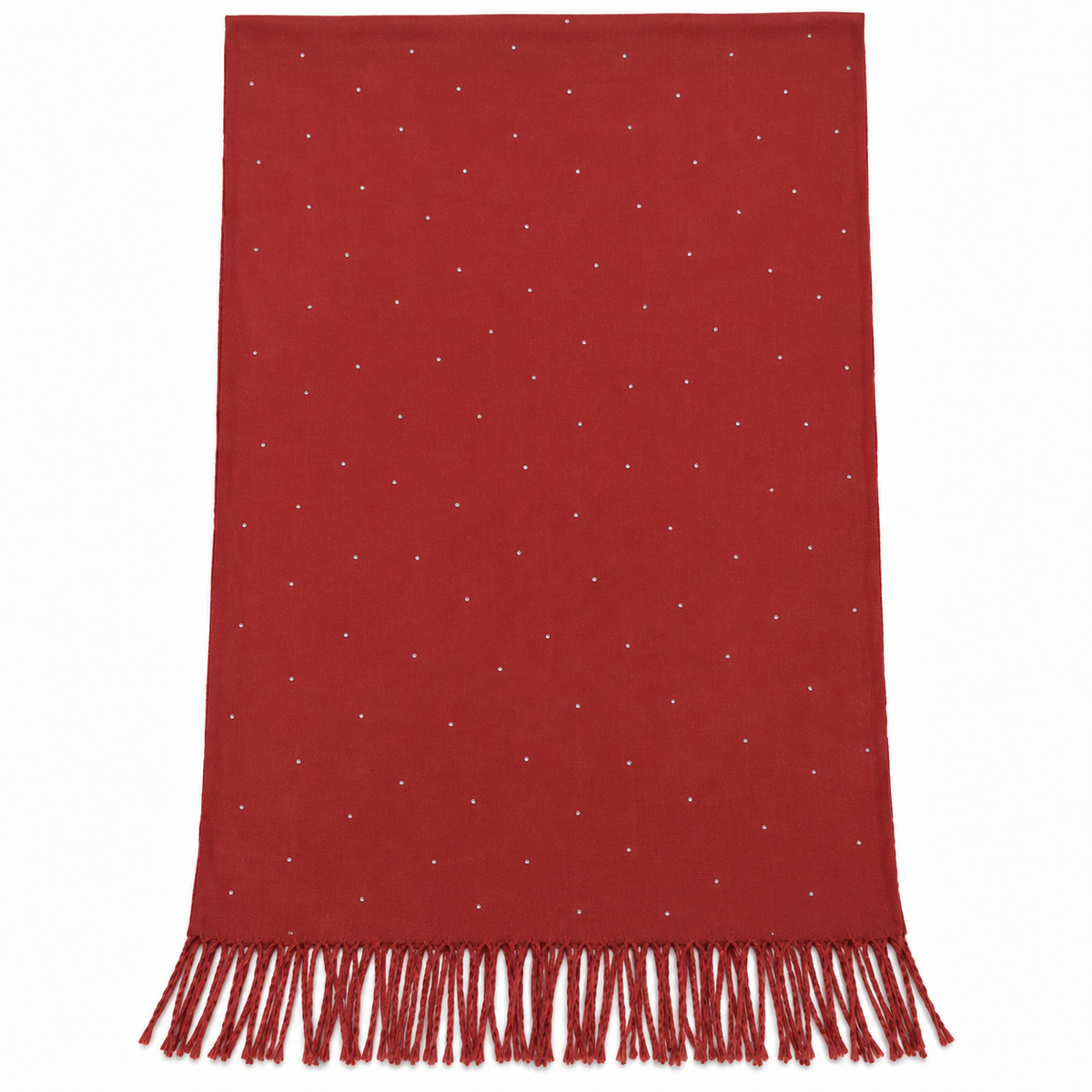 Sciarpa Donna con Punti Luce e Frange