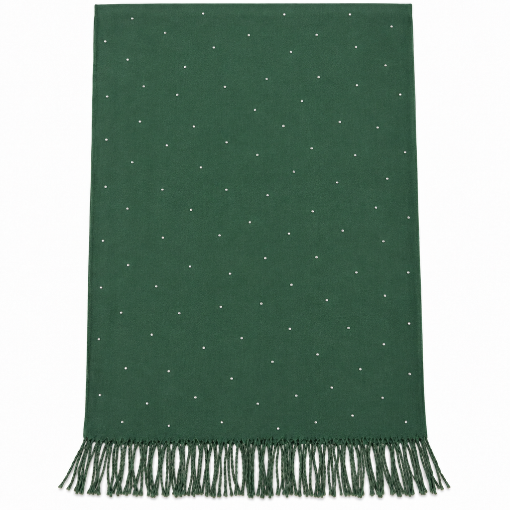 Sciarpa Donna con Punti Luce e Frange