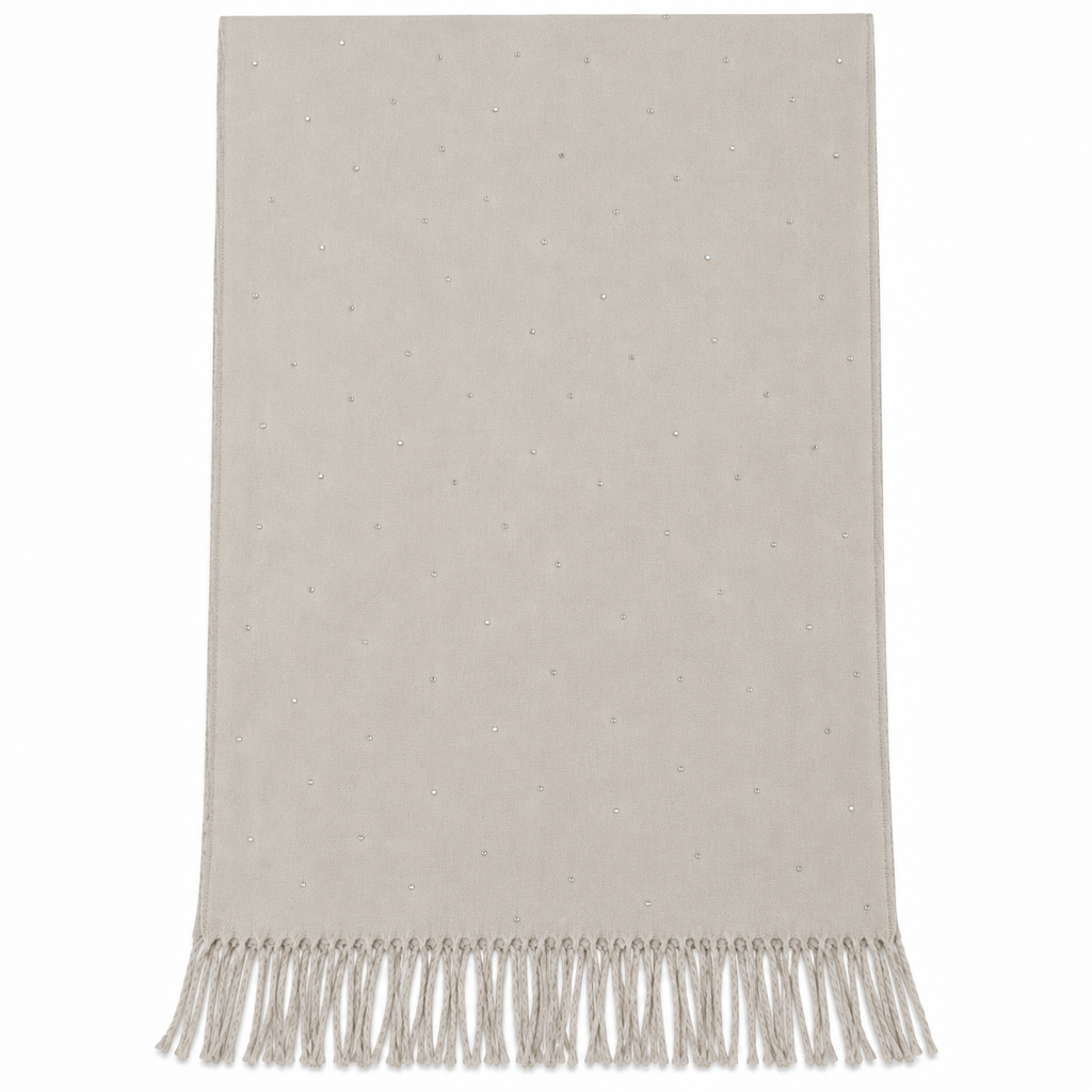 Sciarpa Donna con Punti Luce e Frange