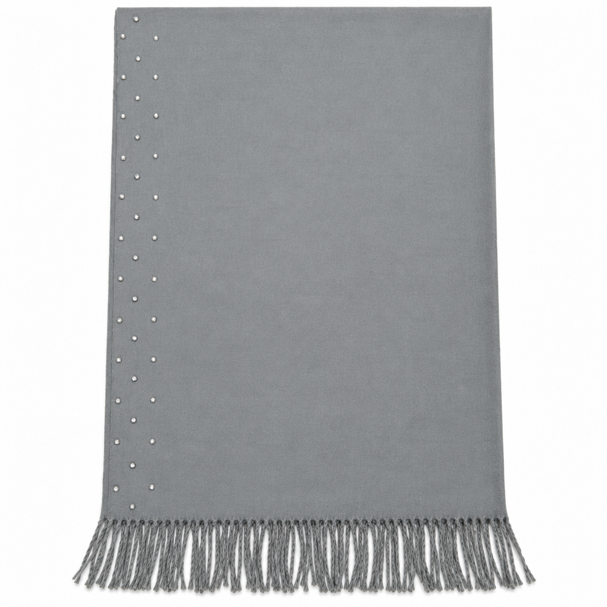 Sciarpa Donna con Perle e Frange