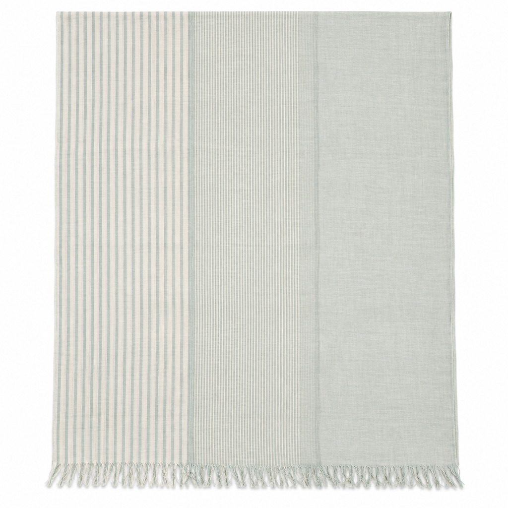 Sciarpa Righe Progressive in Cotone 70 × 160 cm 18-1 Milano