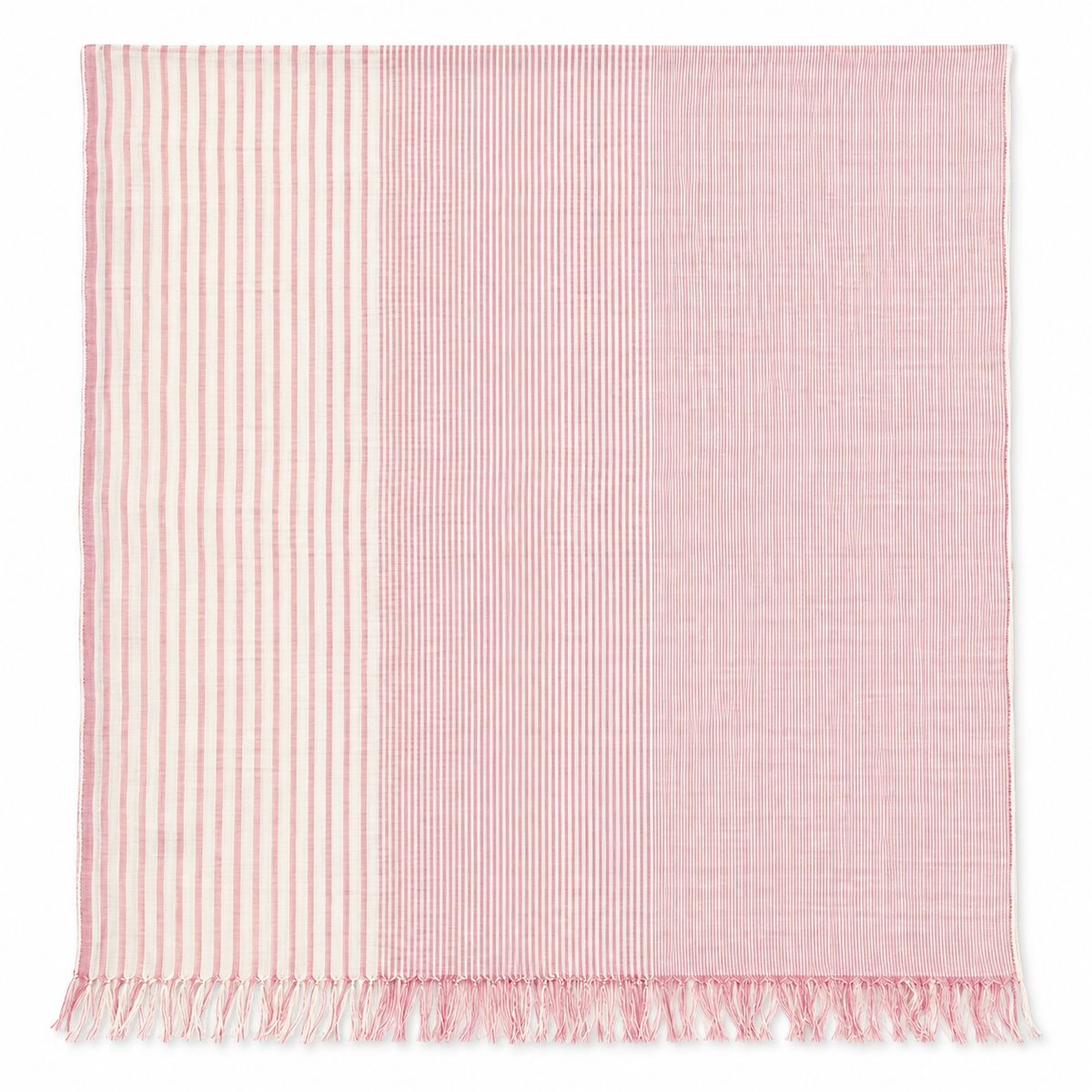 Sciarpa Righe Progressive in Cotone 70 × 160 cm 18-1 Milano