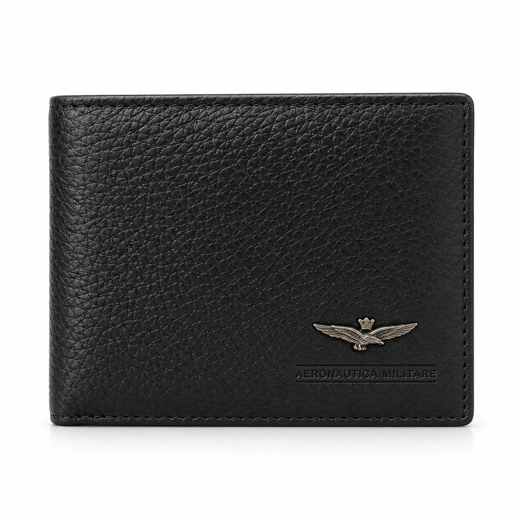 Portafoglio Piccolo uomo Aeronautica Militare AM180 Soft in Vera Pelle