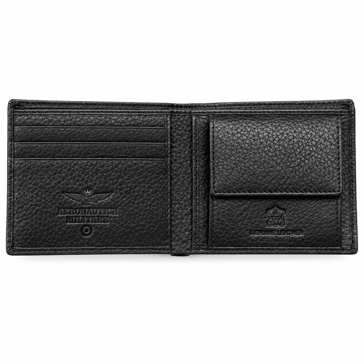Portafoglio Piccolo uomo Aeronautica Militare AM180 Soft in Vera Pelle