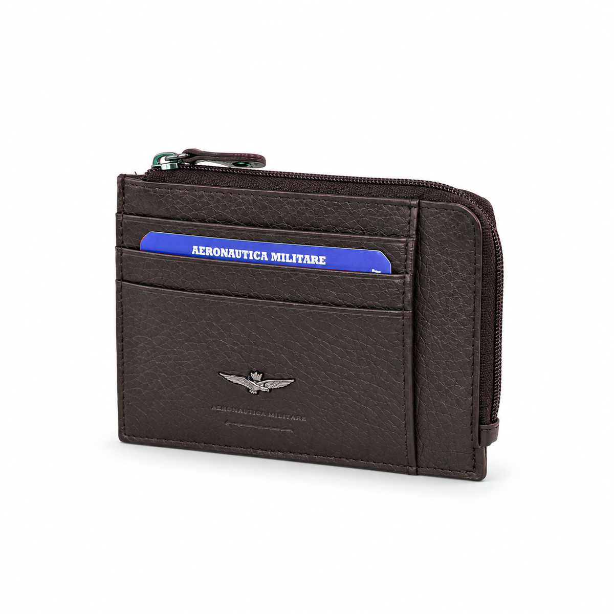 Portafoglio Portatessere uomo Aeronautica Militare AM187 Soft in Vera Pelle