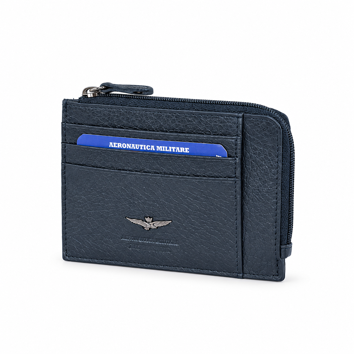 Portafoglio Portatessere uomo Aeronautica Militare AM187 Soft in Vera Pelle