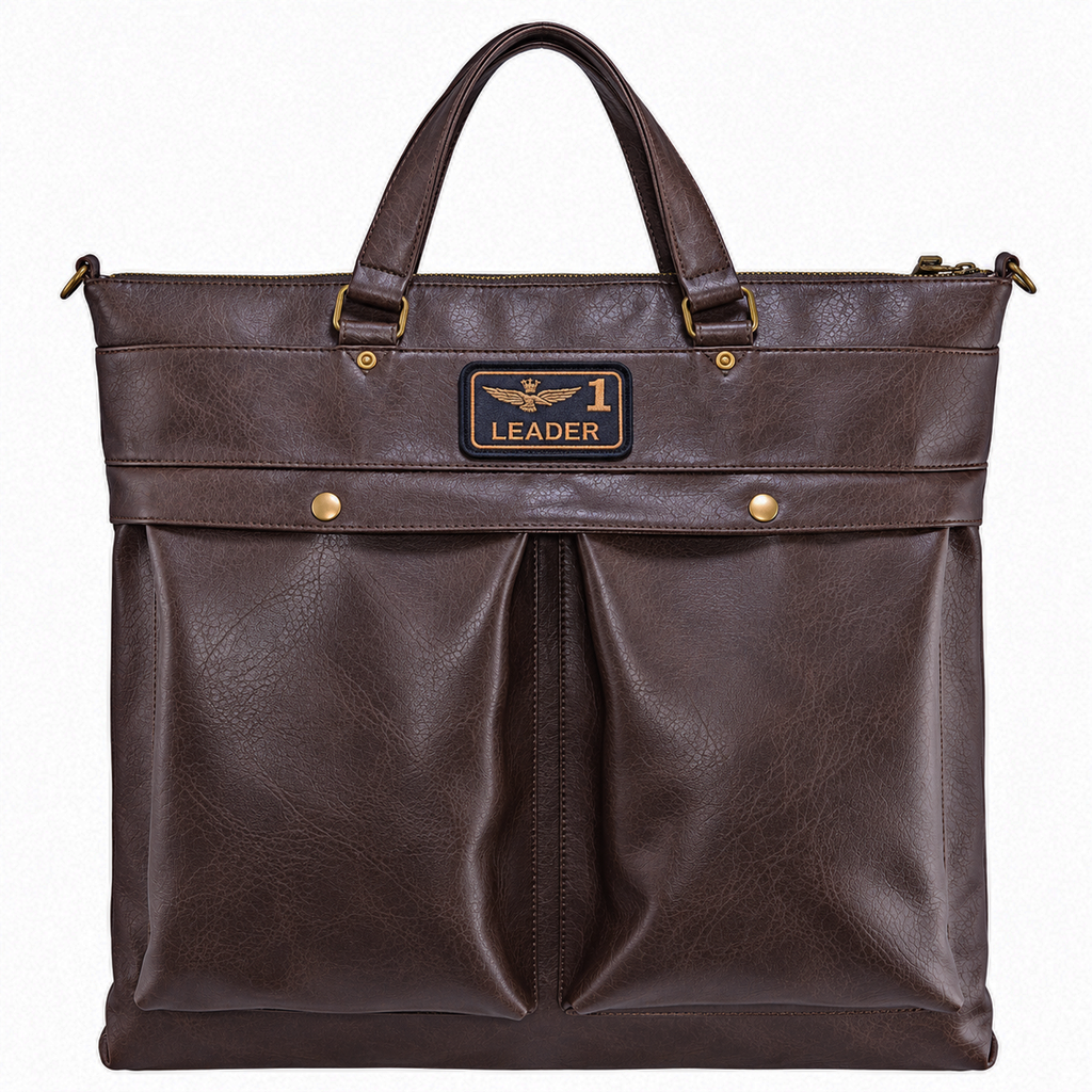 Borsa Portacasco uomo Aeronautica Militare AM473 Pilot in Vera Pelle