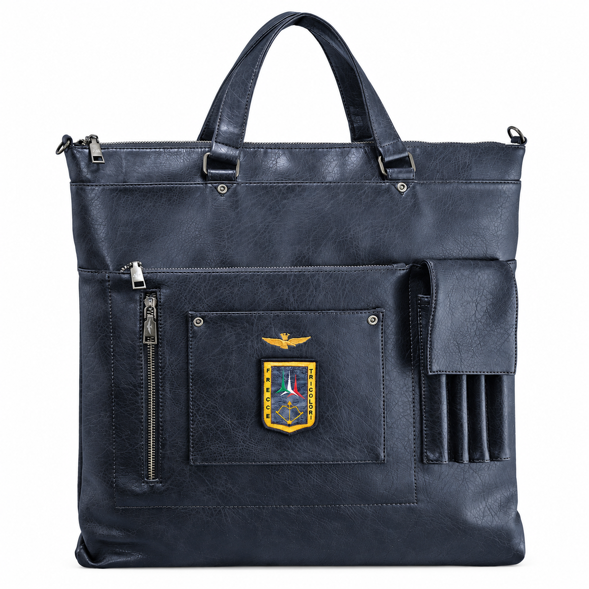 Borsa Portacasco uomo Aeronautica Militare AM473 Pilot in Vera Pelle