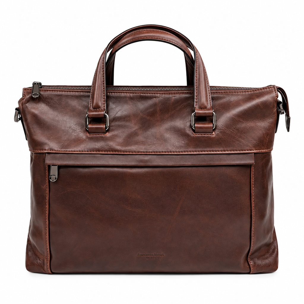 Borsa Lavoro Pelletteria Veneta Riccardo in vera pelle