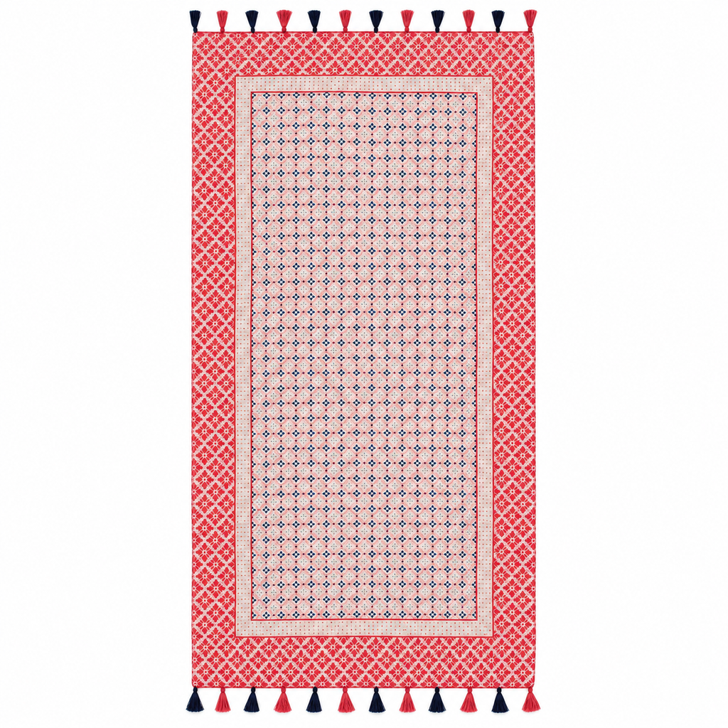 Sciarpa Boho Mosaic in 100% Viscosa 90 x 180 cm