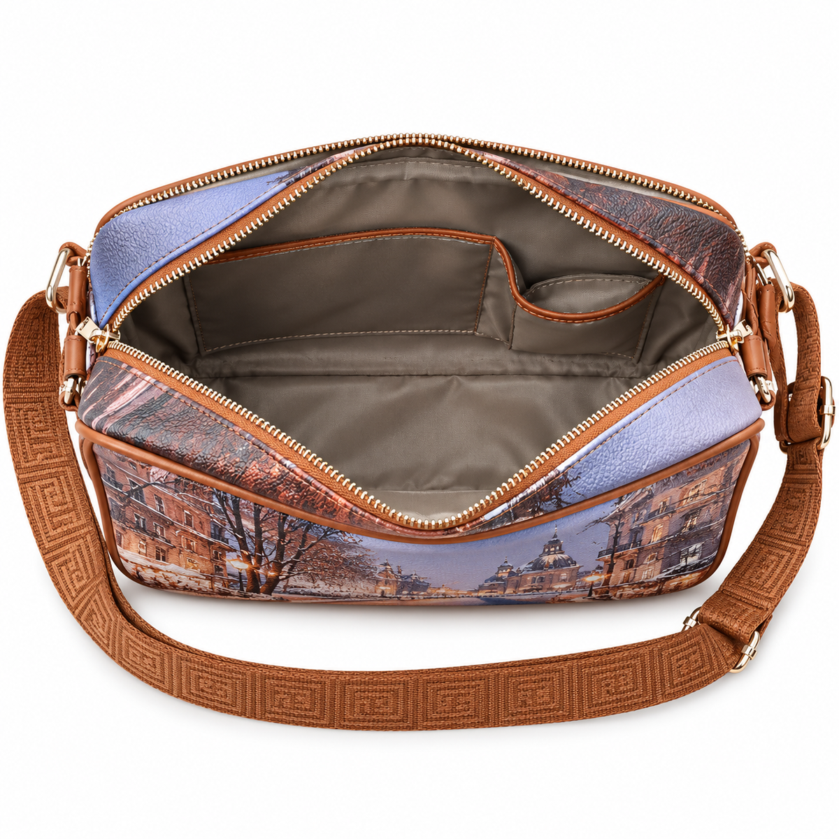 Borsa a tracolla Ynot Yes bag stampa Londra