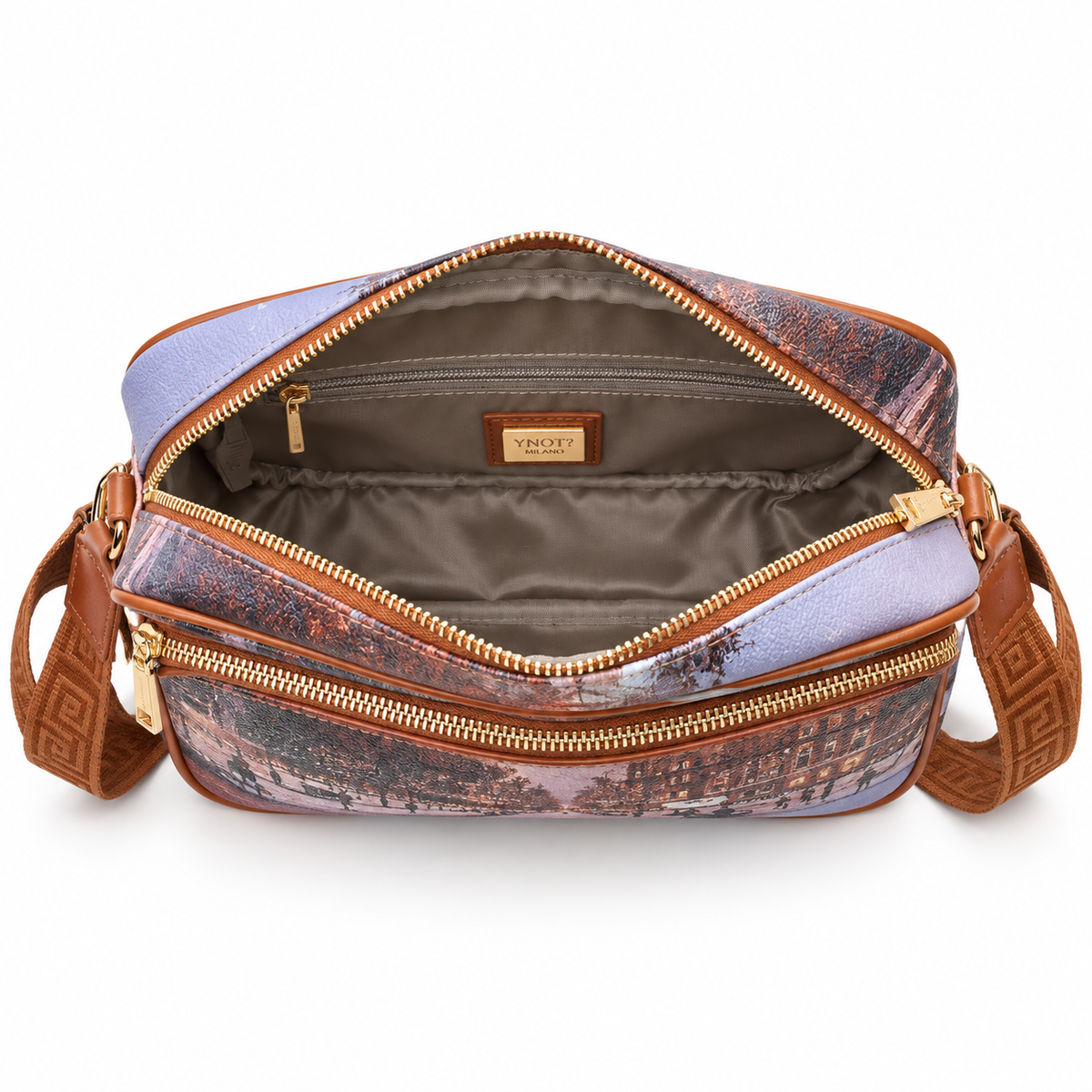 Borsa a tracolla Ynot Yes bag stampa Londra