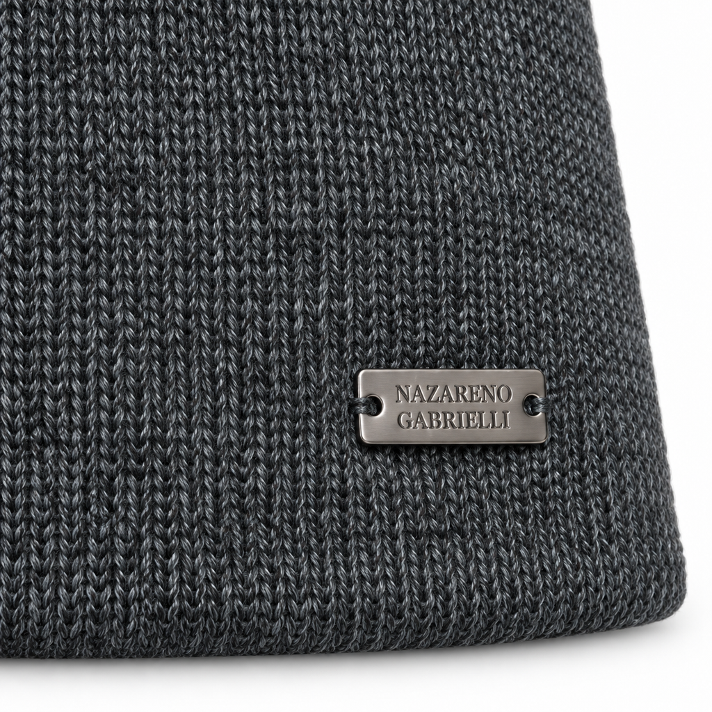 Cappello Uomo Nazareno Gabrielli in Maglia Senza Risvolto