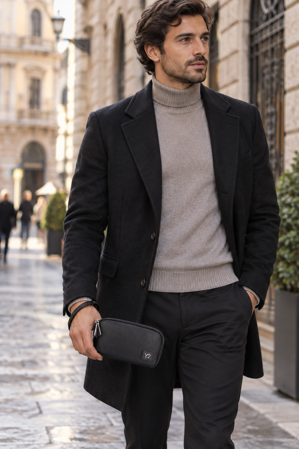 Pochette uomo Ynot Dynamo 3 zip