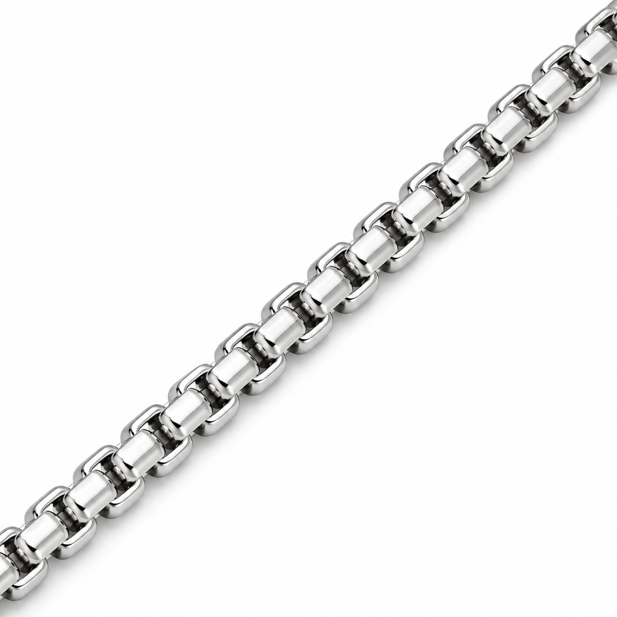 Collana Uomo con croce zingrinata rosè in acciaio inox
