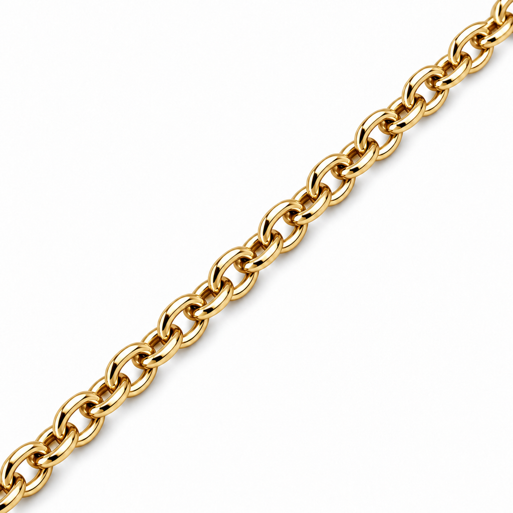 Collana da uomo con croce grande oro con preghiera Padre Nostro in acciaio inox