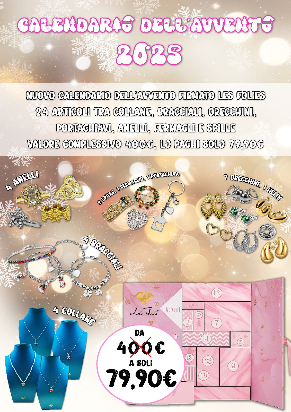 Calendario dell'Avvento 2025 Les Folies