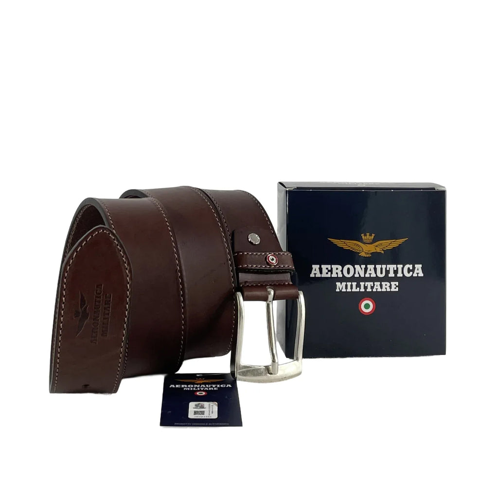 Cintura Uomo Aeronautica Militare AM403 in Vera Pelle