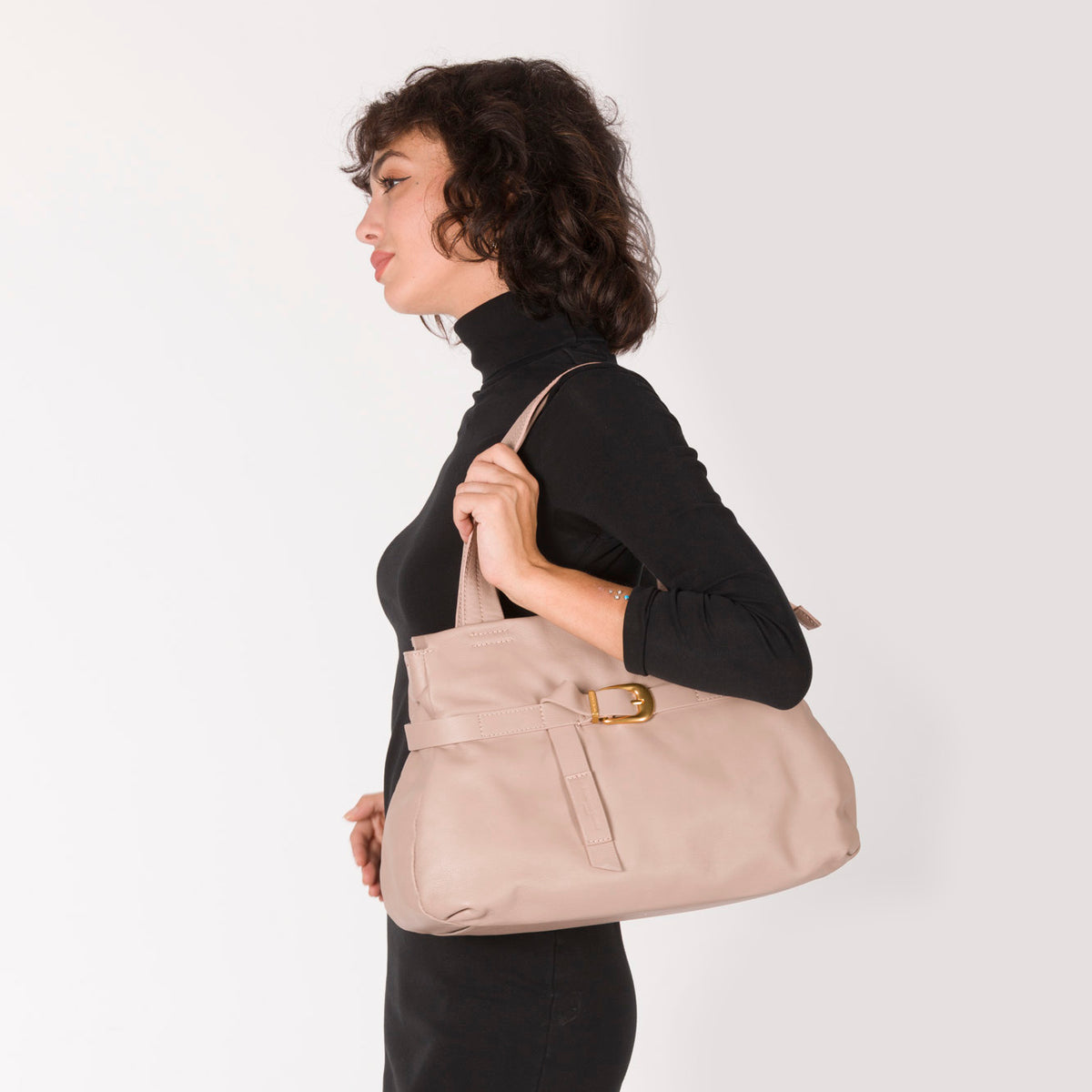 Shopper in vera pelle seta Mura Veneta Pelletteria Veneta
