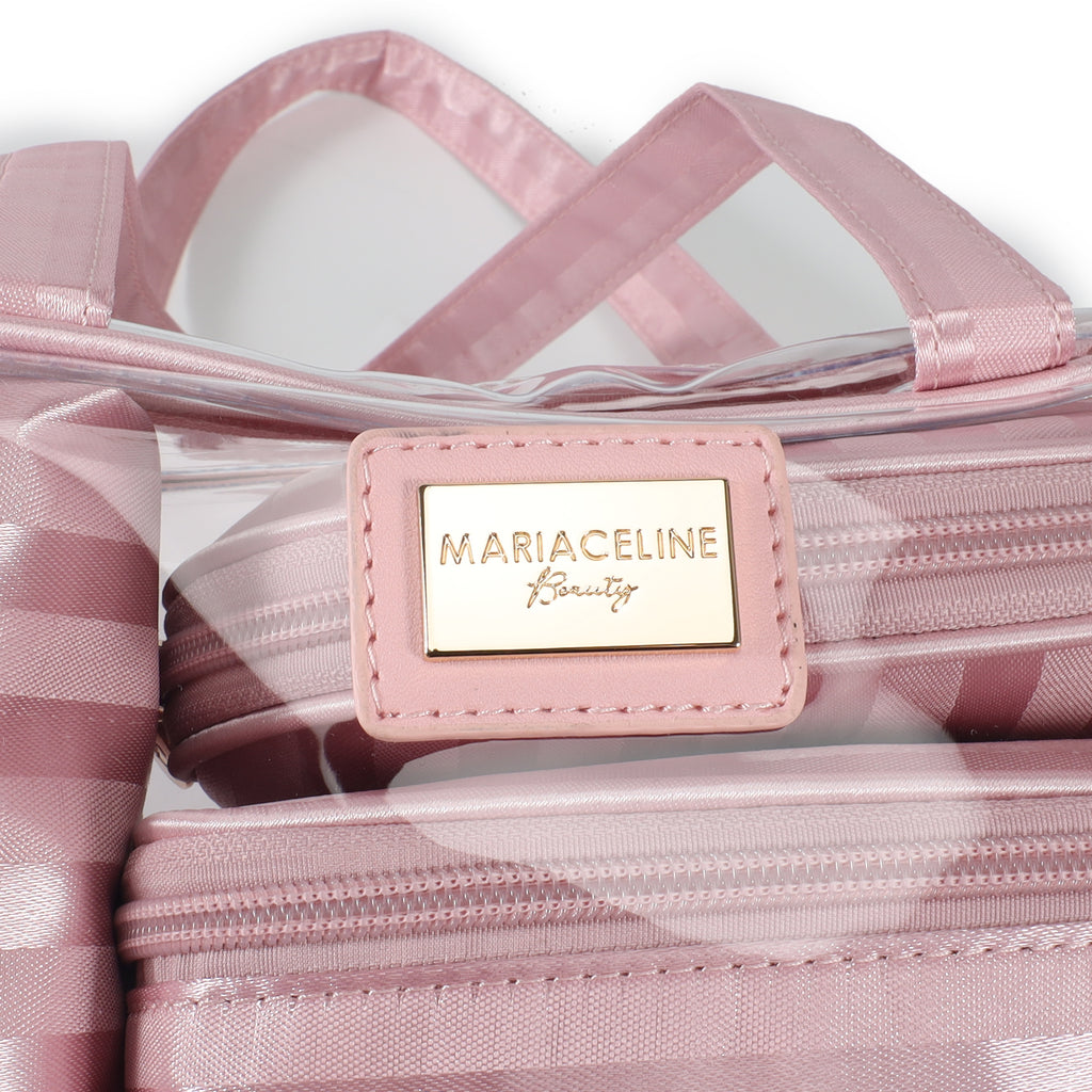 Beauty case + tris di pochette Victoria - Maria Celine