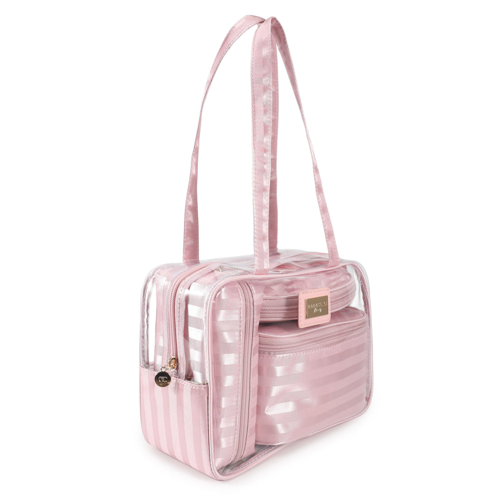 Beauty case + tris di pochette Victoria - Maria Celine