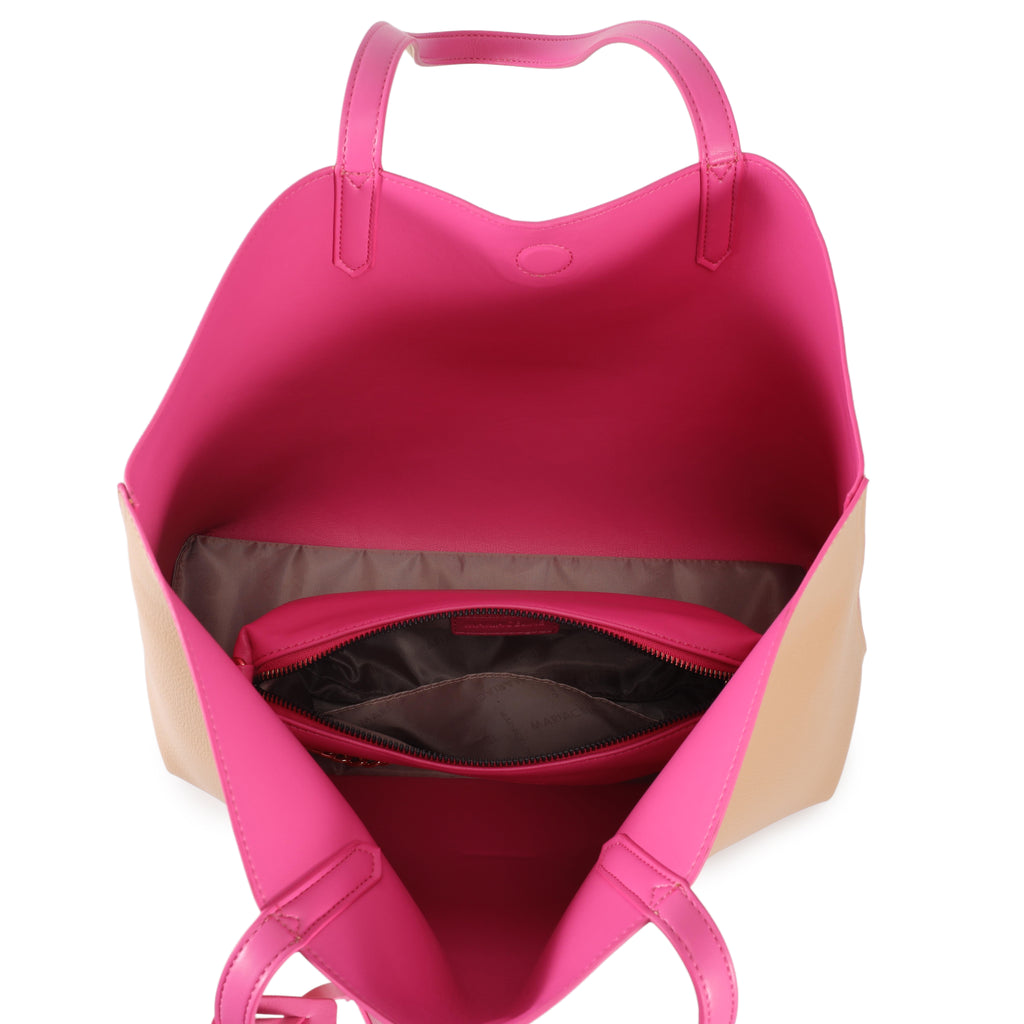 Borsa a spalla reversibile con mini bag estraibile Elettra - Maria Celine