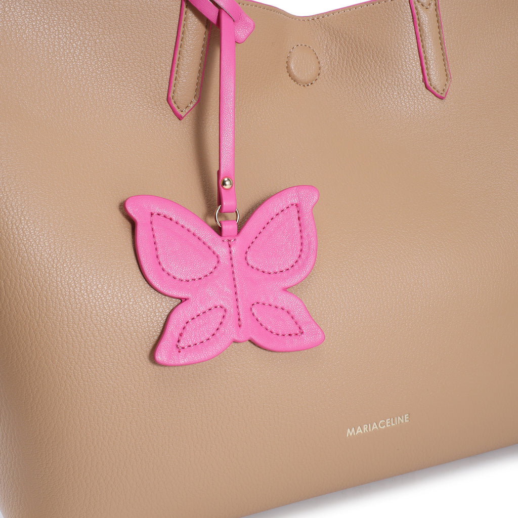 Borsa a spalla reversibile con mini bag estraibile Elettra - Maria Celine