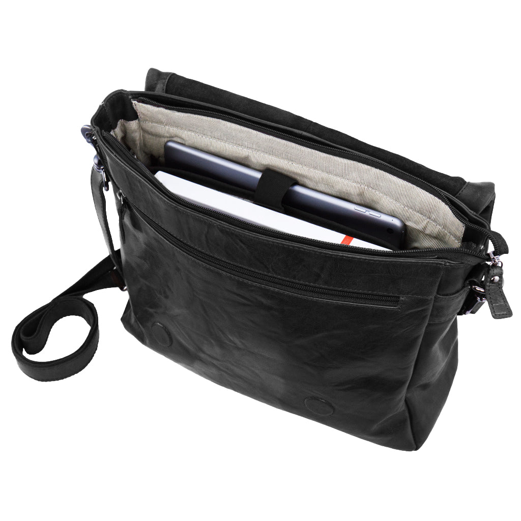 Cartella Messenger Aeronautica Militare AM350 Vintage in Vera Pelle