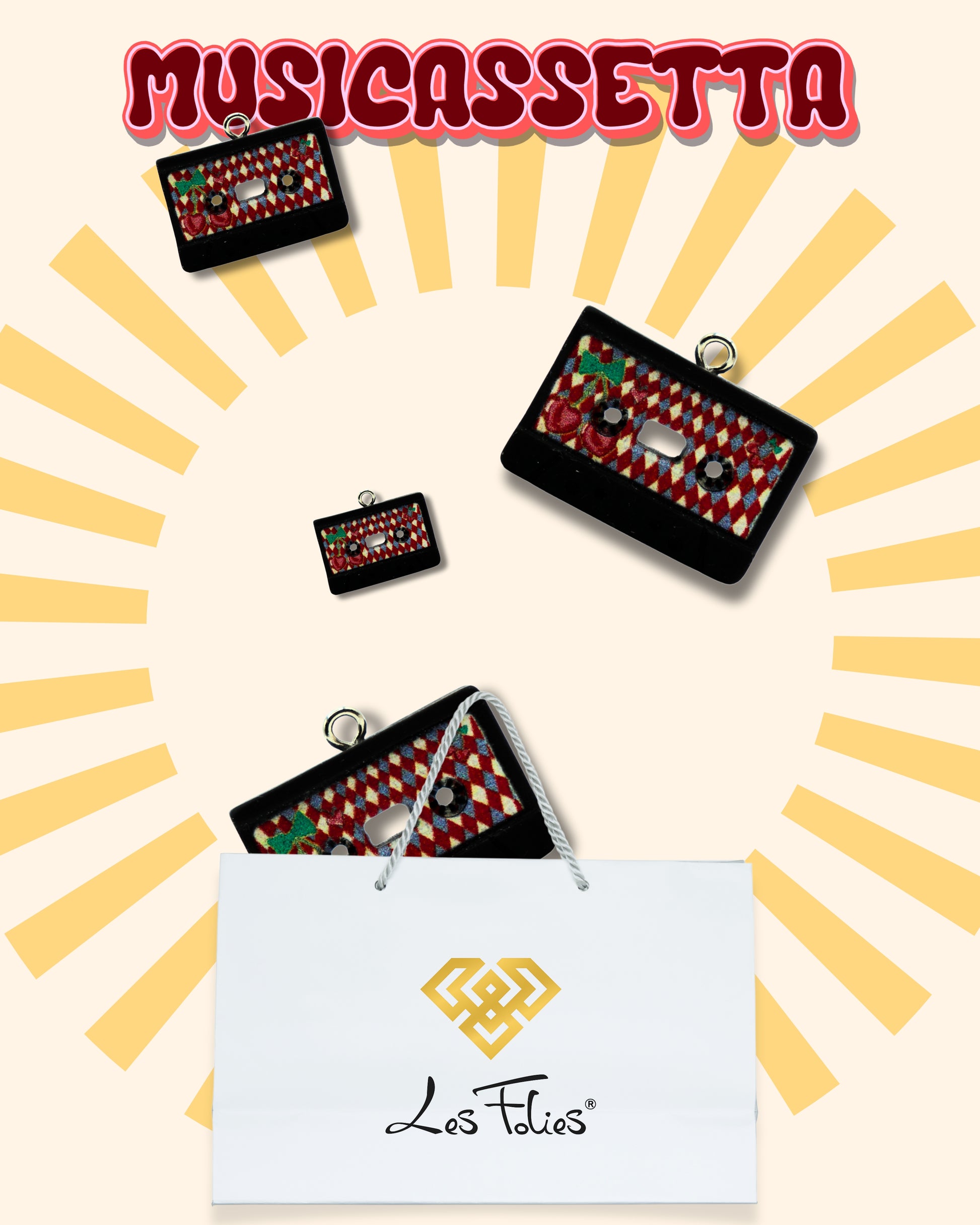 Charm "CASSETTA VINTAGE"