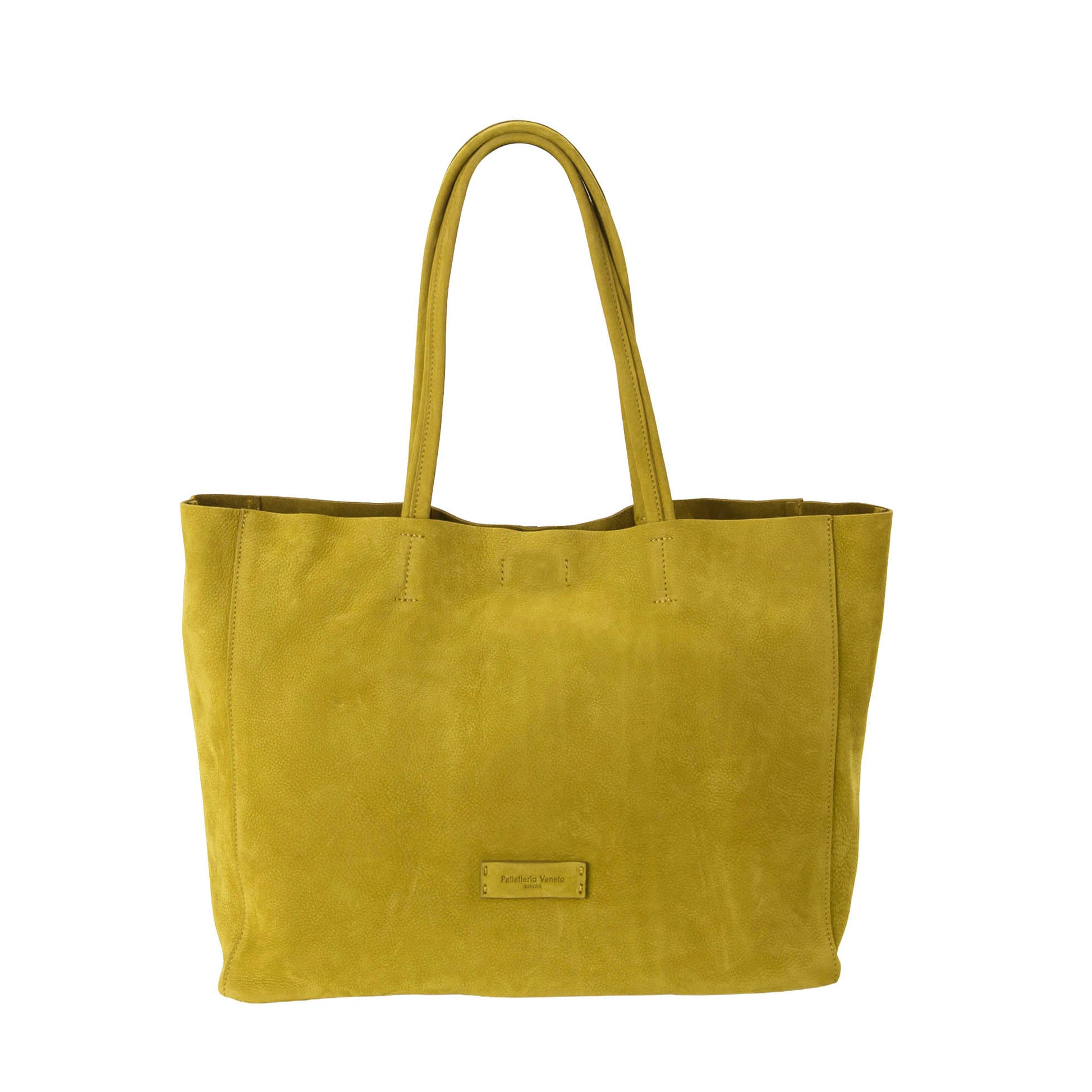 Shopper in pelle Nabuk Pelletteria Veneta Campo in vera pelle
