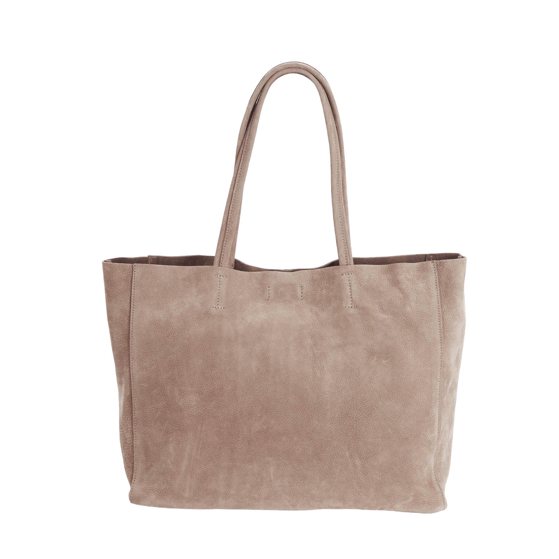Shopper in pelle Nabuk Pelletteria Veneta Campo in vera pelle