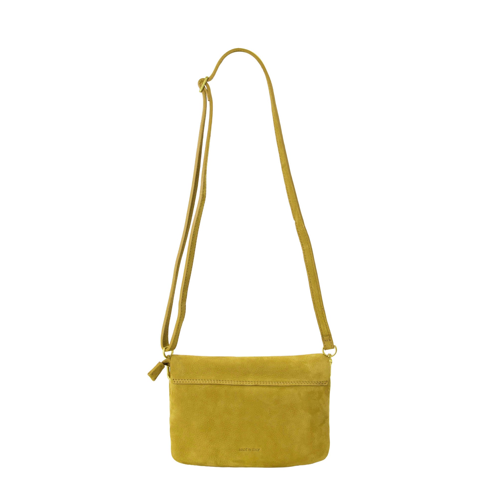 Borsa a tracolla mini in pelle Nabuk Pelletteria Veneta Campo in vera pelle