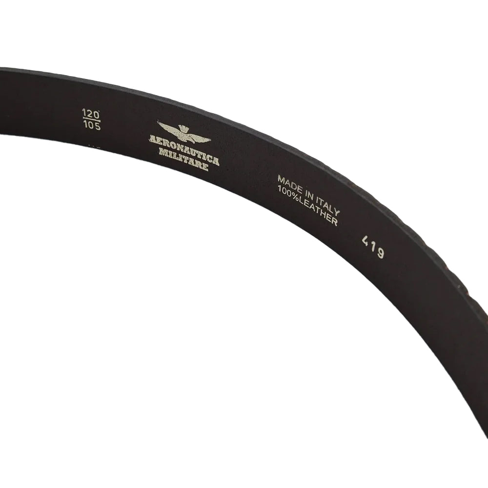 Cintura Uomo Aeronautica Militare AM419 in Vera Pelle