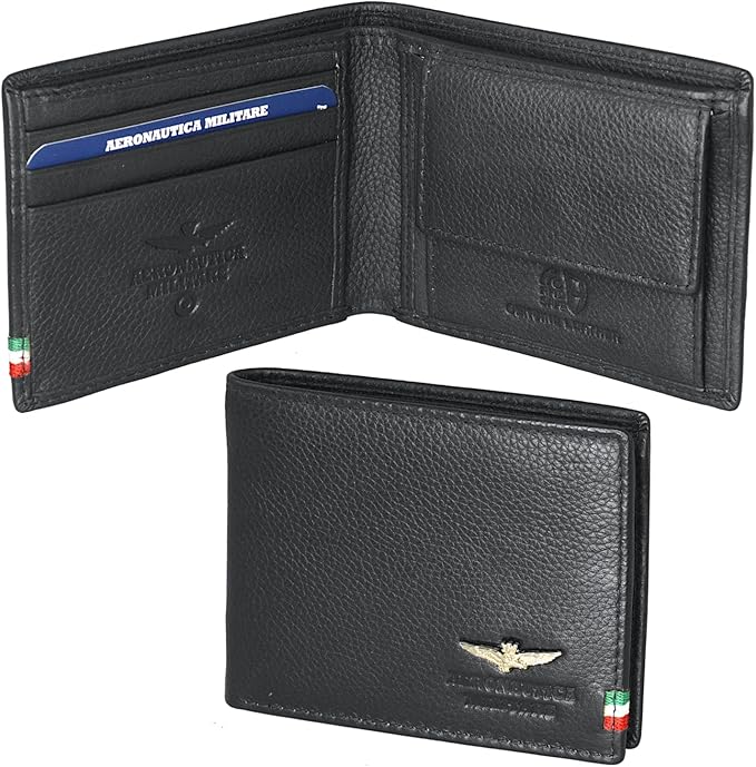 Portafoglio in Vera Pelle Flag - Aeronautica Militare