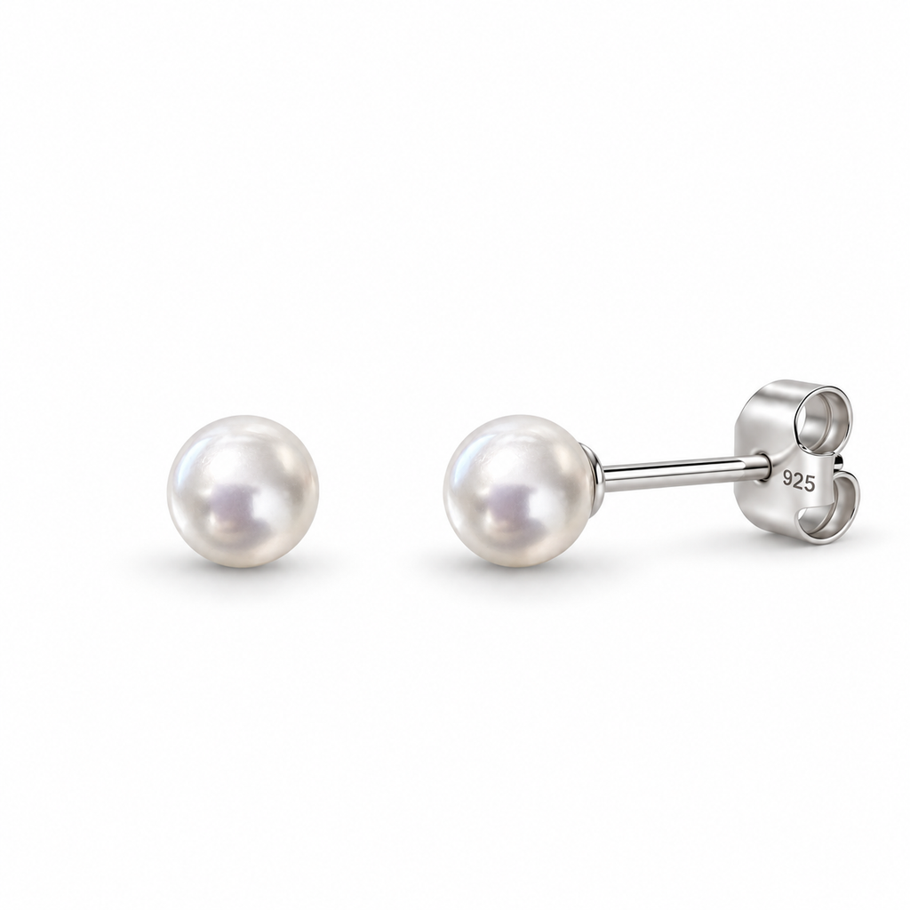 Orecchini a Lobo Perla in Argento 925