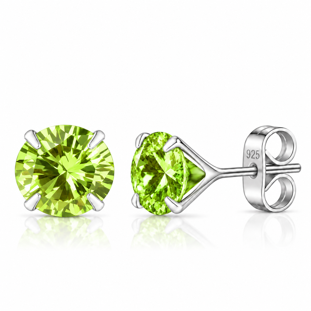 Coppia di orecchini Punto Luce Lime in Argento 925 in 6 misure