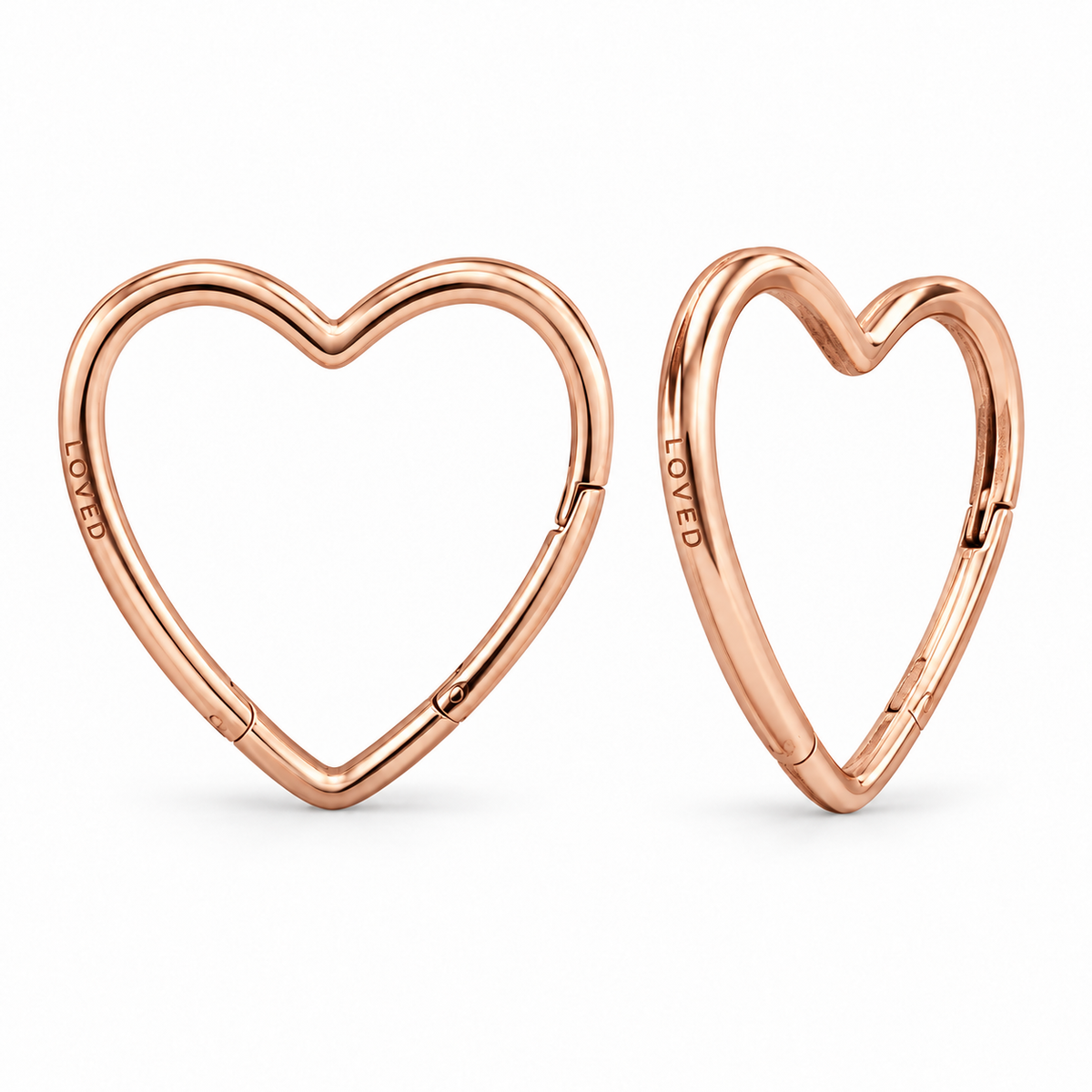 Orecchini a Cuore in Argento 925