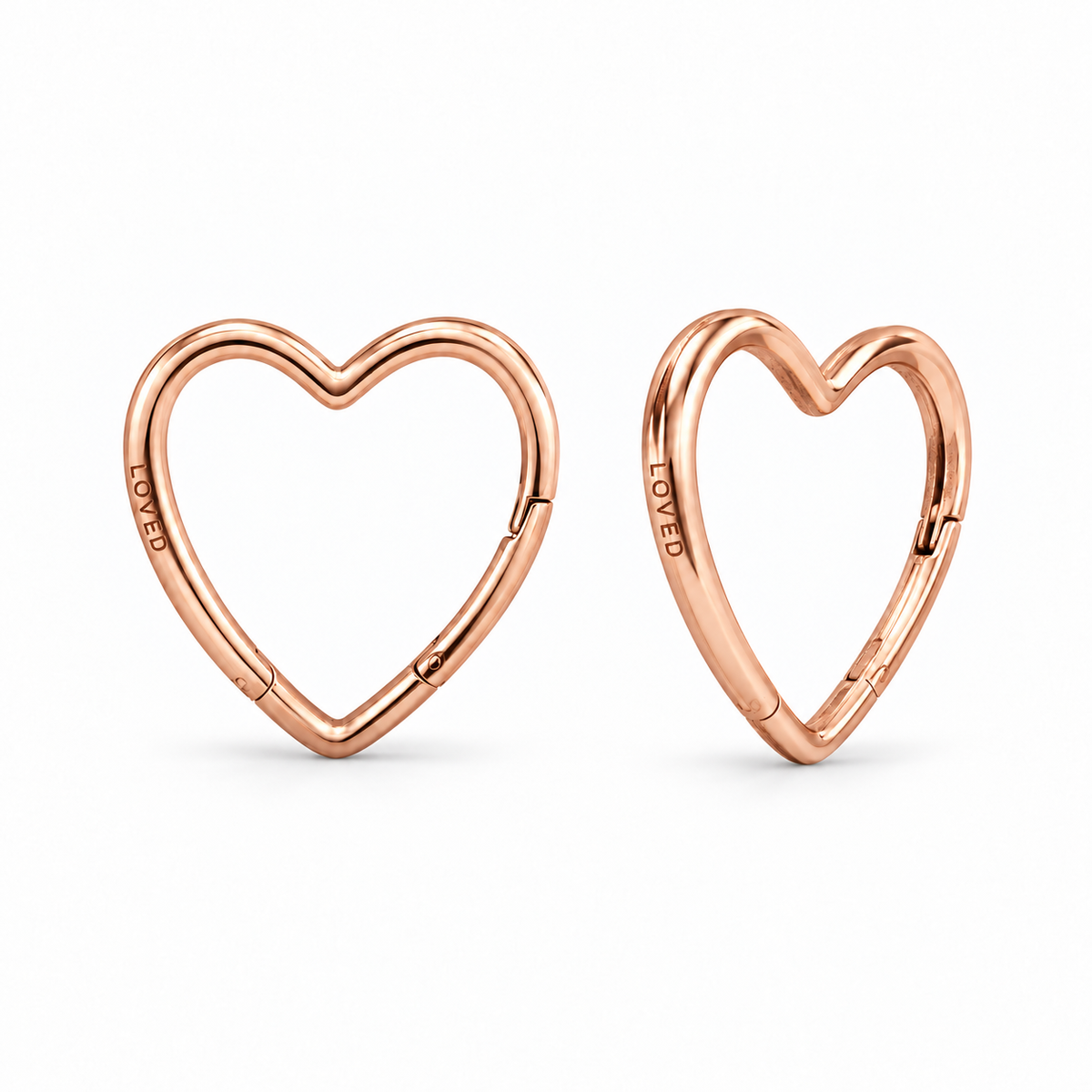 Orecchini a Cuore in Argento 925