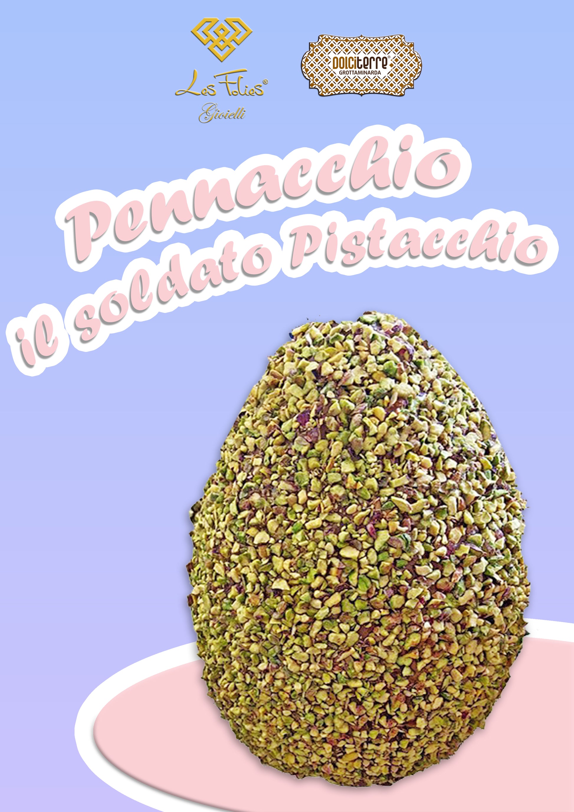 Uovo di Pasqua Gourmet Pistacchio Donna - Doppia sorpresa